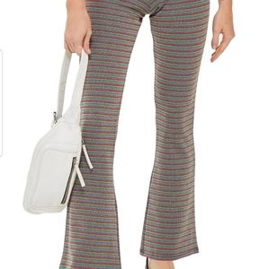 TopShop Stretch Rainbow Flares